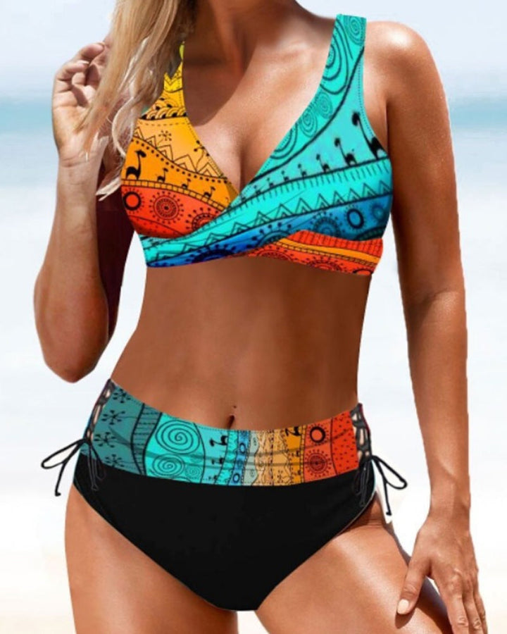 Eva - Cheerful Colourful Bikini