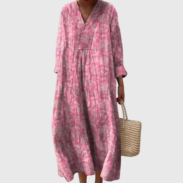 Stephanie | Geometric Midi Dress