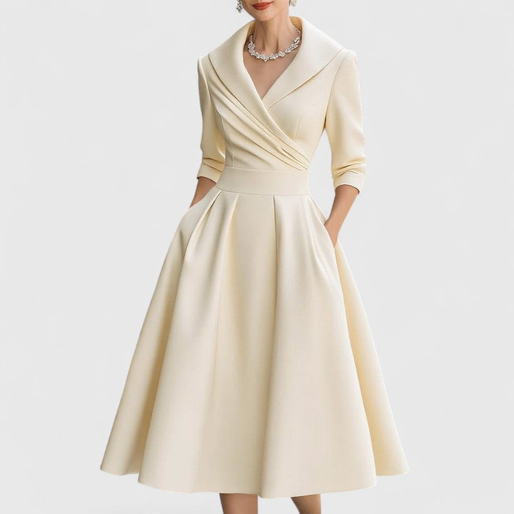 Rosavelia | Elegant Midi Dress