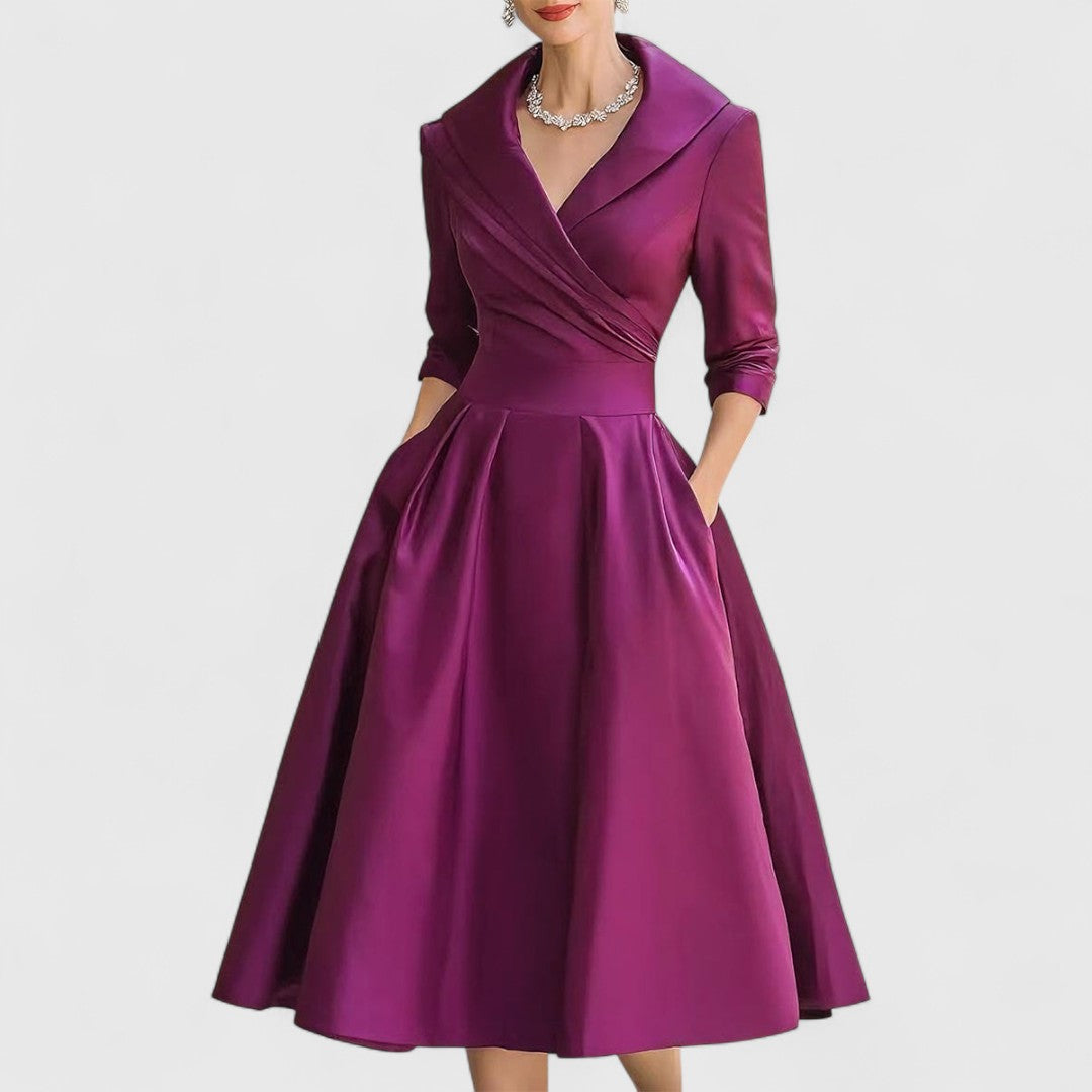 Rosavelia | Elegant Midi Dress