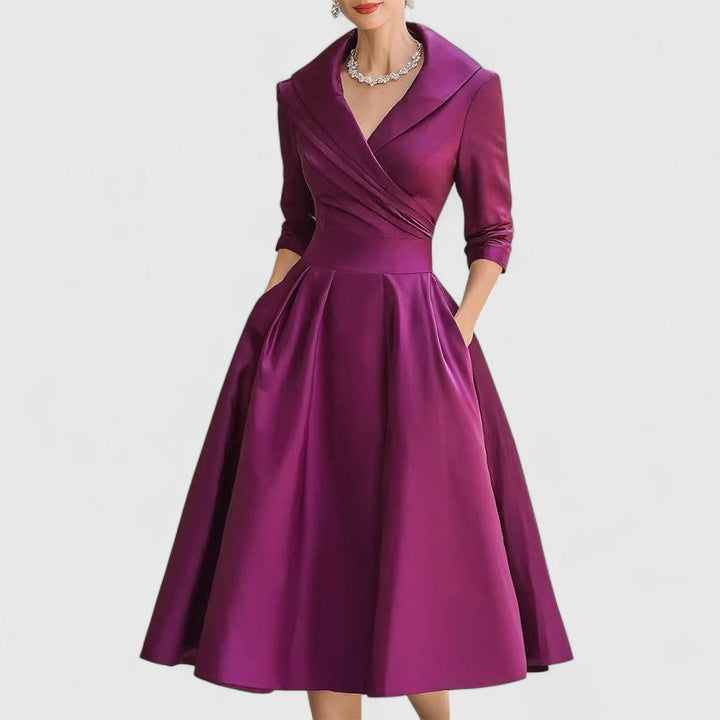 Rosavelia | Elegant Midi Dress