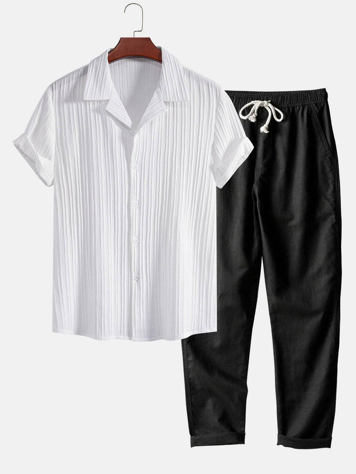 Werner™ short-sleeved set by Emma & Rose Manhattan, featuring a stylish and comfortable casual outfit for kids.