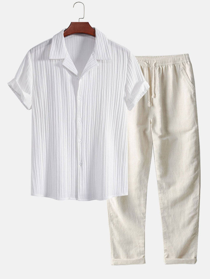 Werner™ Emma & Rose Manhattan short-sleeved set with colorful printed top and matching shorts, casual outfit for kids.