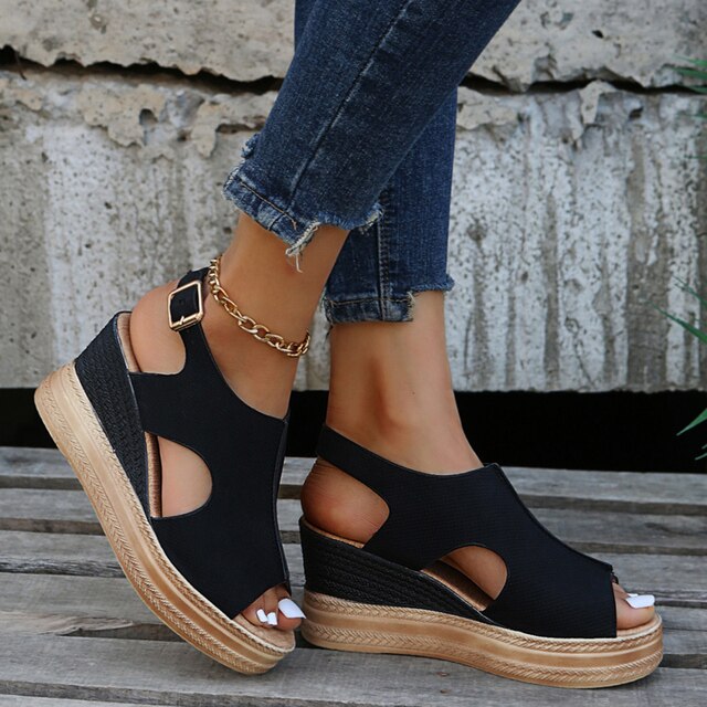 Maeve – Relaxed Wedge Sandals