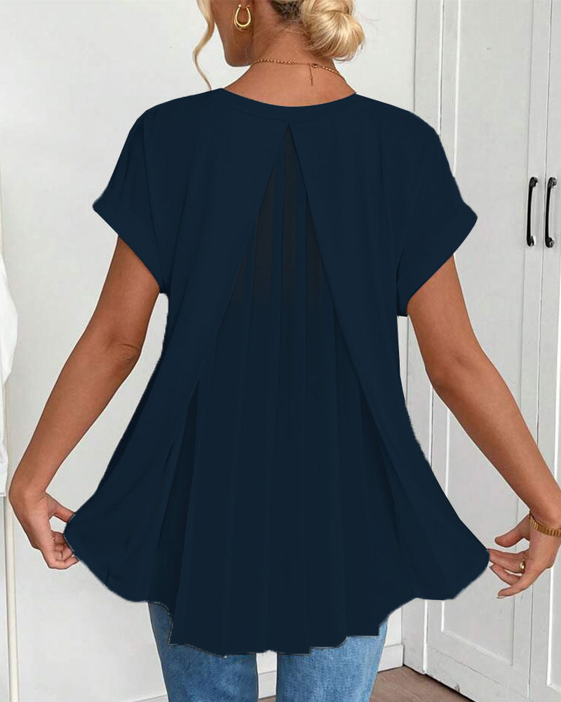 TRUDE CLASSIC SHORT-SLEEVED BLOUSE