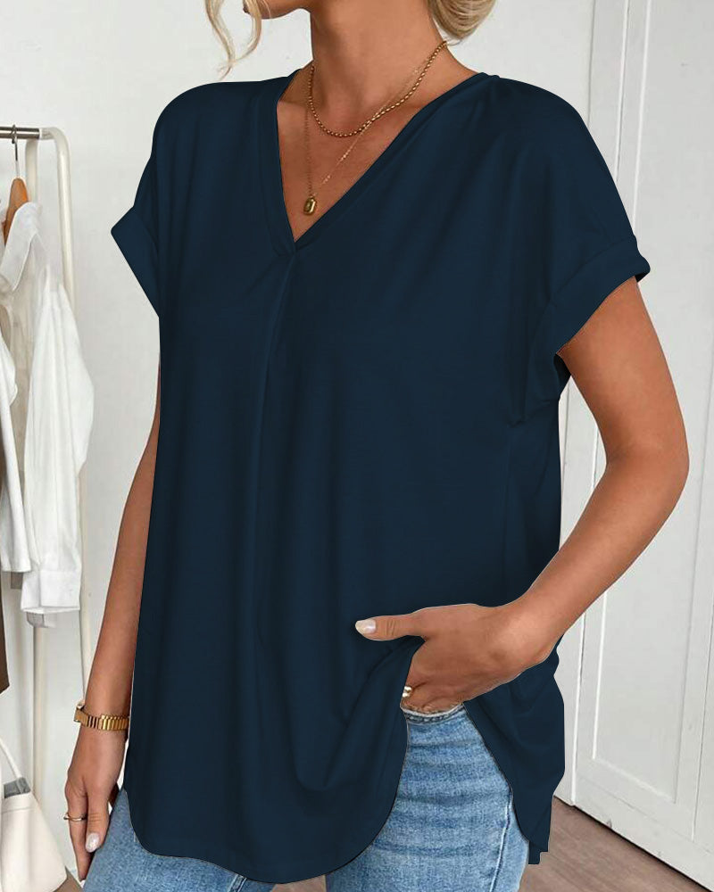 TRUDE CLASSIC SHORT-SLEEVED BLOUSE