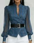 Alessia™ Emma & Rose Cape Town soft luxurious fabric top, lightweight and stylish with a relaxed fit, in a neutral color.