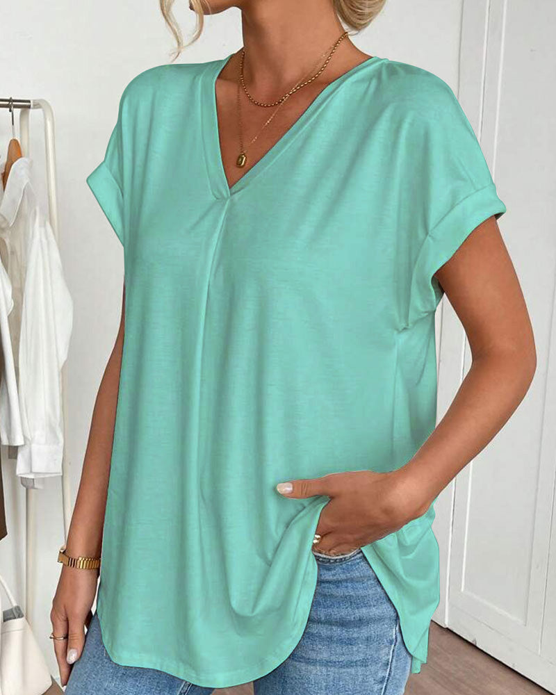 TRUDE CLASSIC SHORT-SLEEVED BLOUSE
