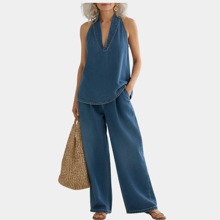 Ivy | Twin Set Vintage Effect Soft Washed Denim
