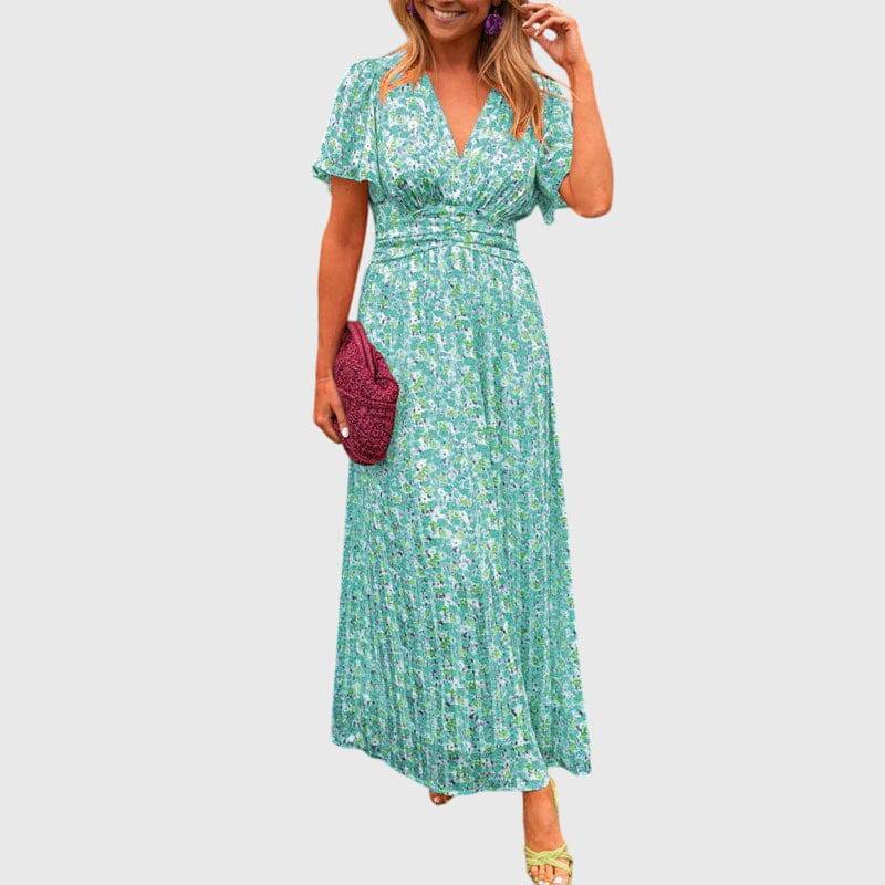 Alice™ summer dress by Emma & Rose Cape Town, lightweight and comfortable women's jurk with a flowy design and floral pattern.