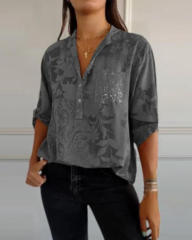 DARYA - FLORAL POCKET TOP
