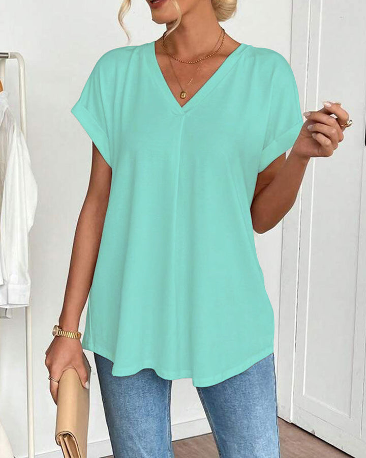 TRUDE CLASSIC SHORT-SLEEVED BLOUSE
