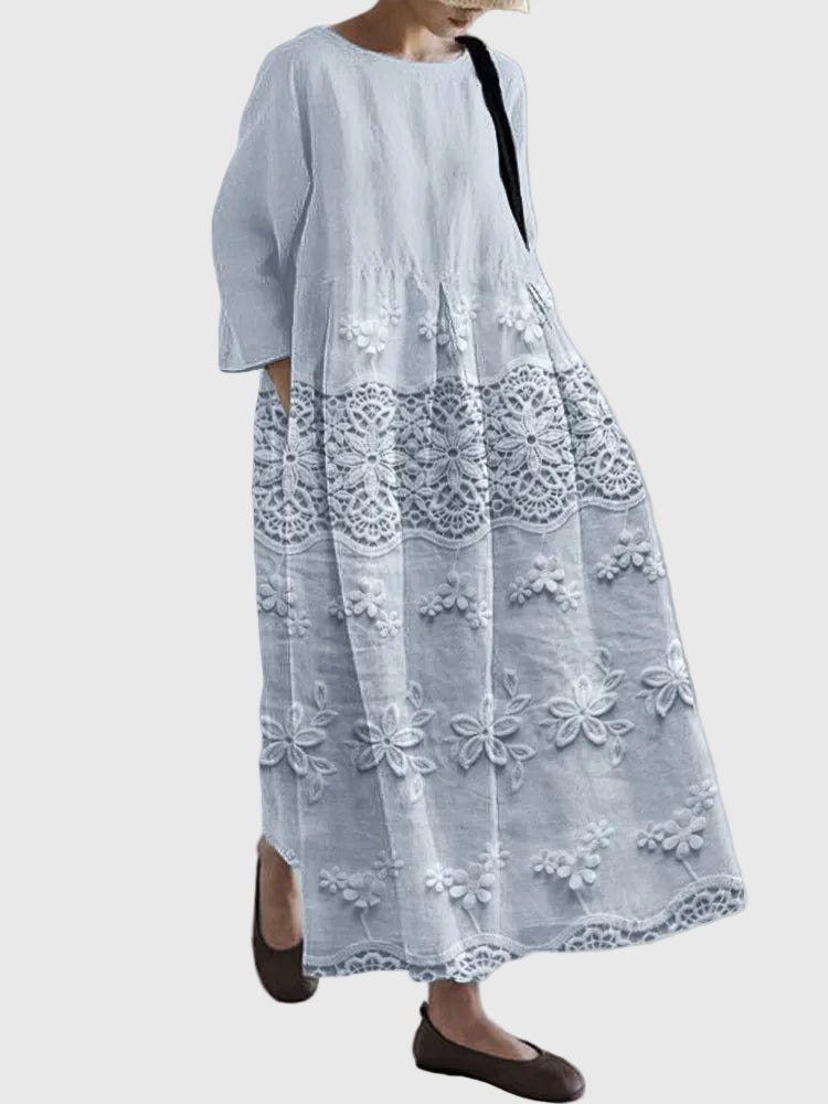 Zara | Delicate Lace Midi Dress
