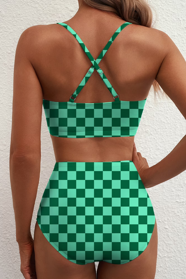 Fenna™ | Modern Checked Bikini Set
