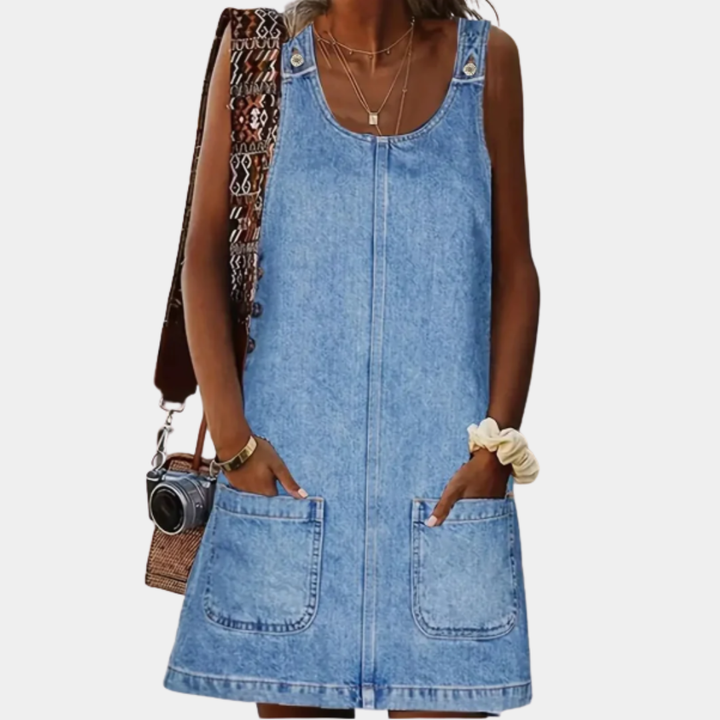 Saylor | Relaxed Dresses with Denim Look