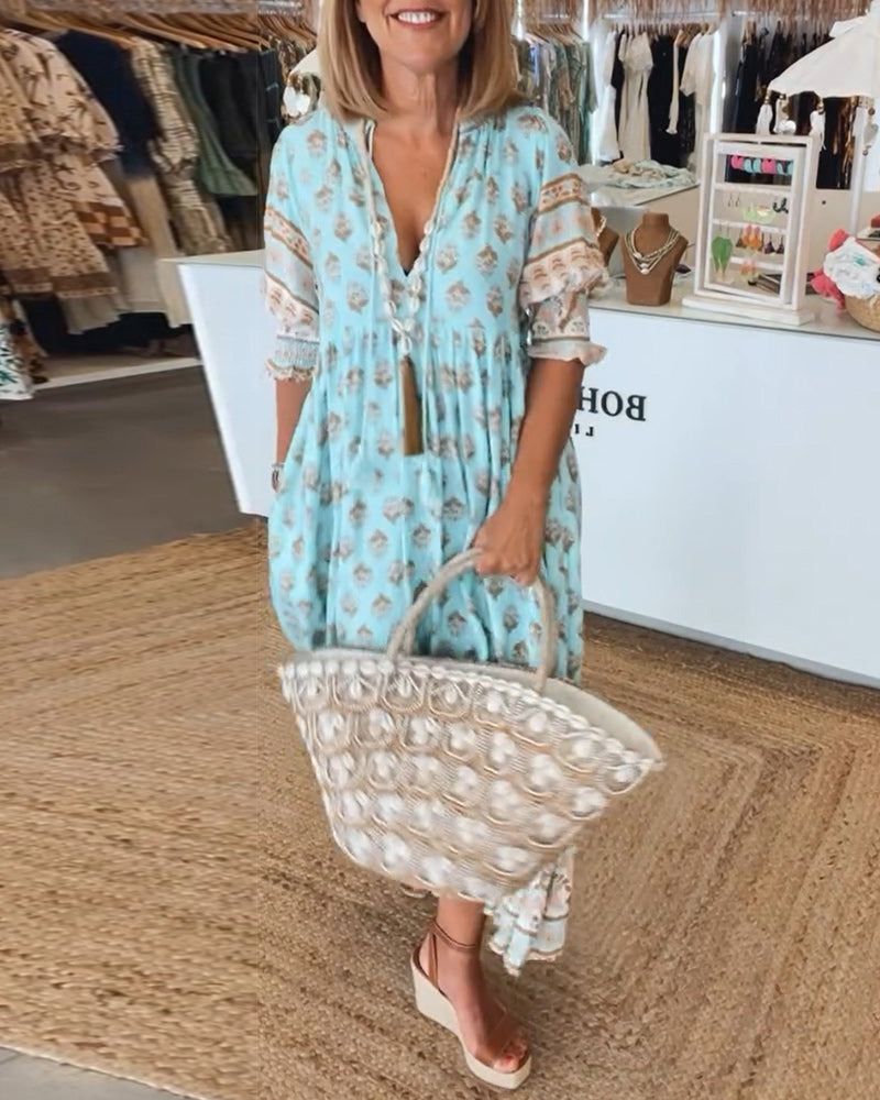Haley™ | Casual Dress with Print