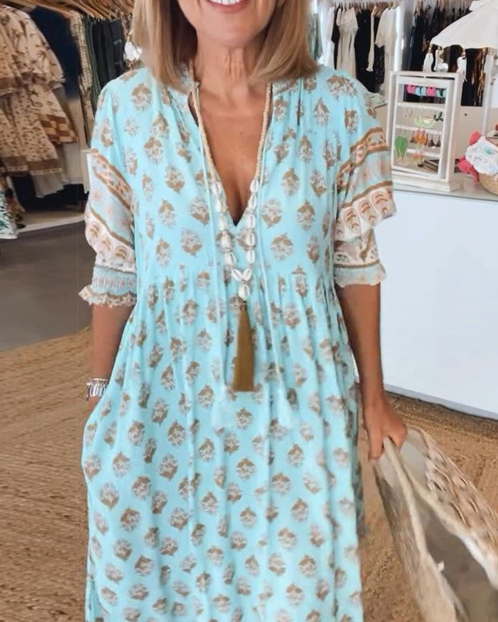 Haley™ | Casual Dress with Print