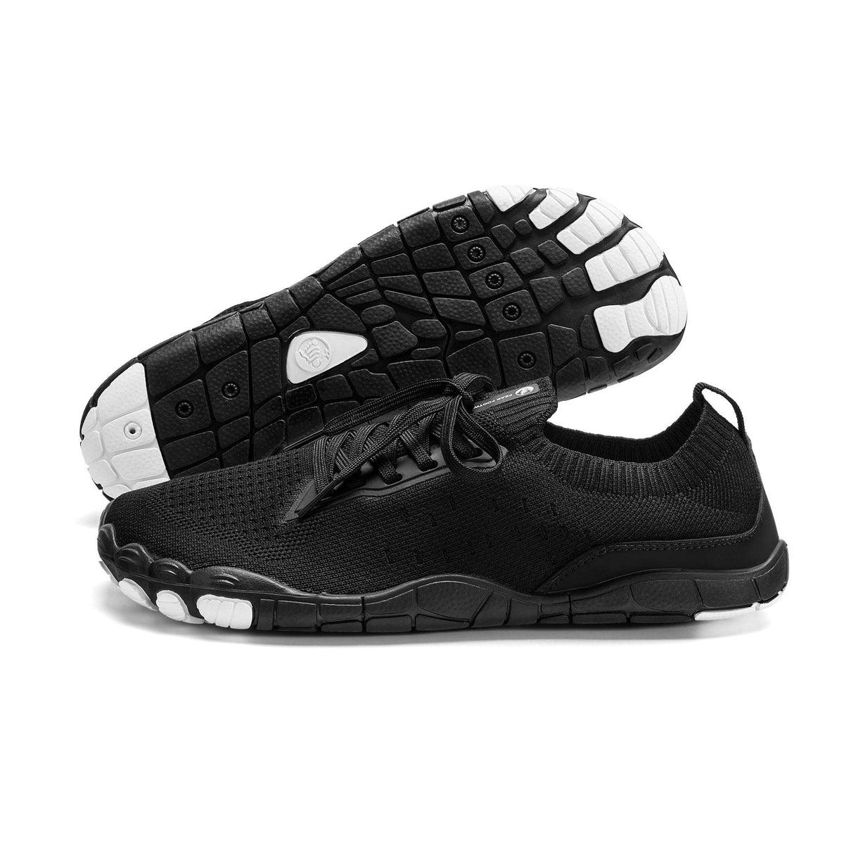 Black Quinn™ Peak Motion Healthy Shoes by Emma & Rose Cape Town, showcasing sleek design and comfortable fit.