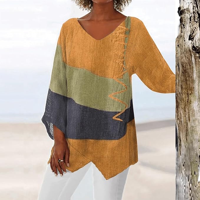 Ella - Comfortable Everyday Long Sleeve Blouse