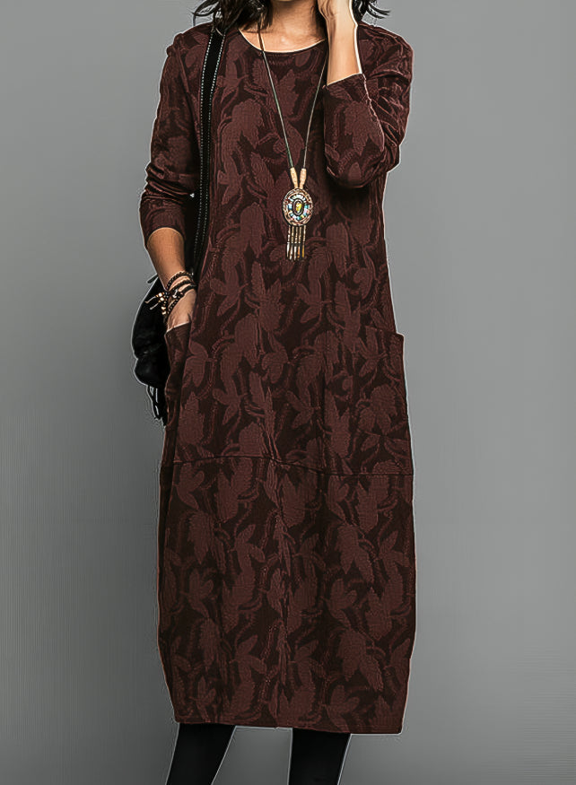 Rosamund | Elegant Winter Maxi Dress