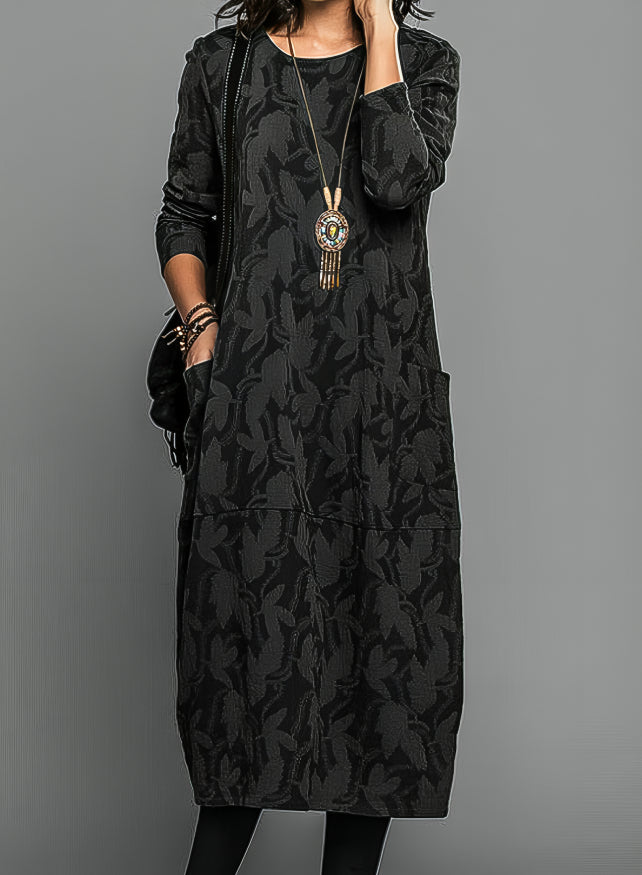Rosamund | Elegant Winter Maxi Dress