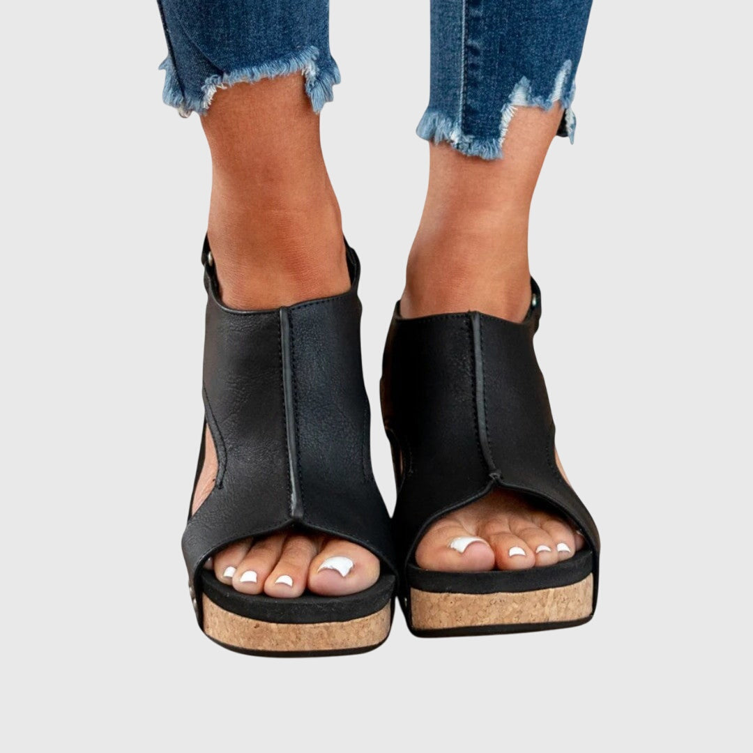 Bella | Dames Orthopedische Platform Sandalen