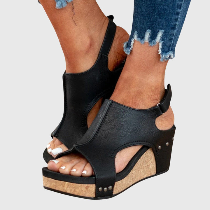 Bella | Dames Orthopedische Platform Sandalen