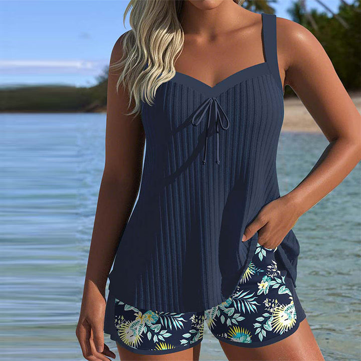 Clara™ – Elegant Floral Tankini Set