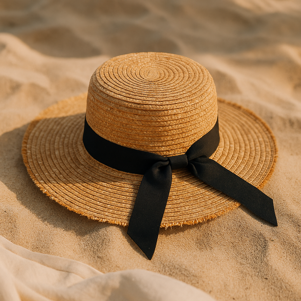 Elegant Summer Hat - Black