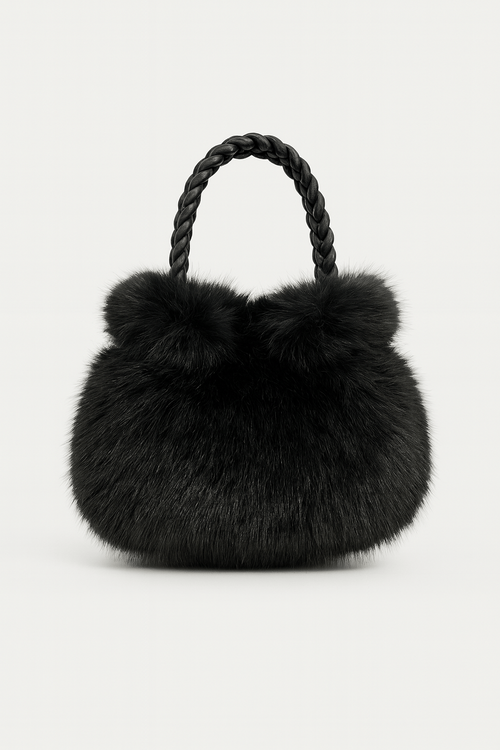 Emma & Rose Cape Town Willemien™ soft faux fur handle bag with plush fur accents and stylish design.