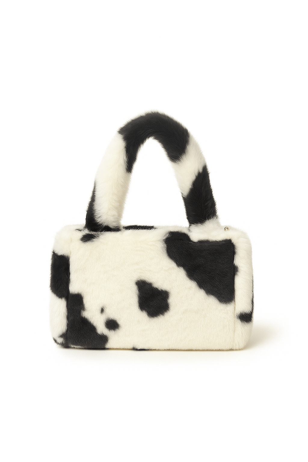 Emma & Rose Cape Town Talita™ faux fur leopard handle bag with stylish design and plush leopard print detail.