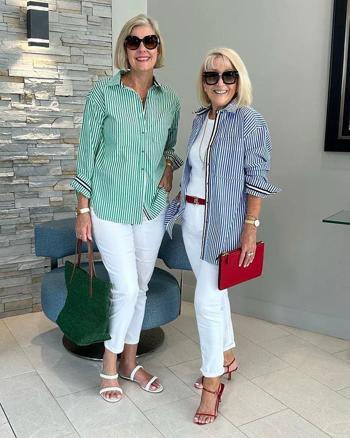 Ginney | Striped Blouse