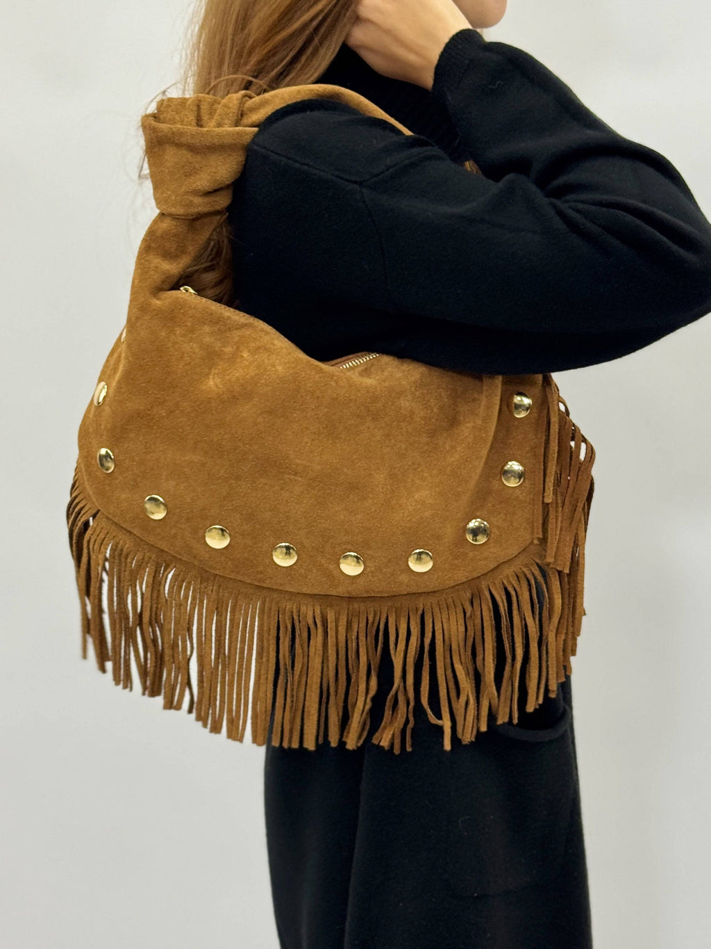 Emma & Rose Cape Town Viviane™ shoulder bag in genuine Italian leather, stylish borse with elegant design.