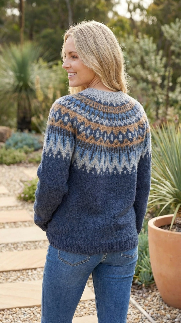 Women’s Fair Isle Patterned Sweater Pullover