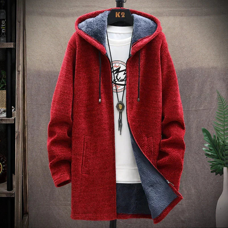 AIDEN – COZY FLEECE-LINED HOODED JACKET