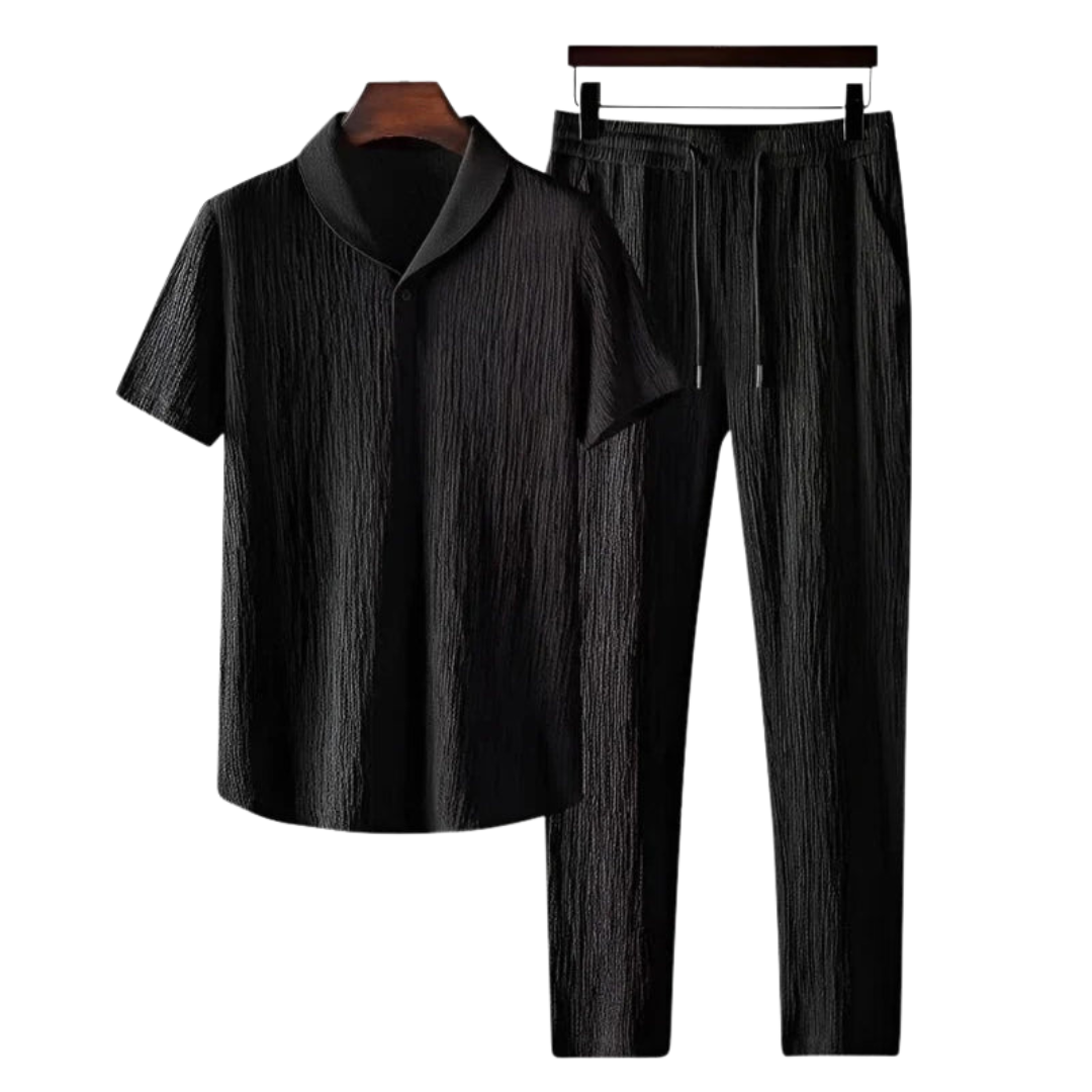 Emma & Rose Manhattan Ty™ polo trouser set featuring a stylish polo shirt and matching trousers for boys.