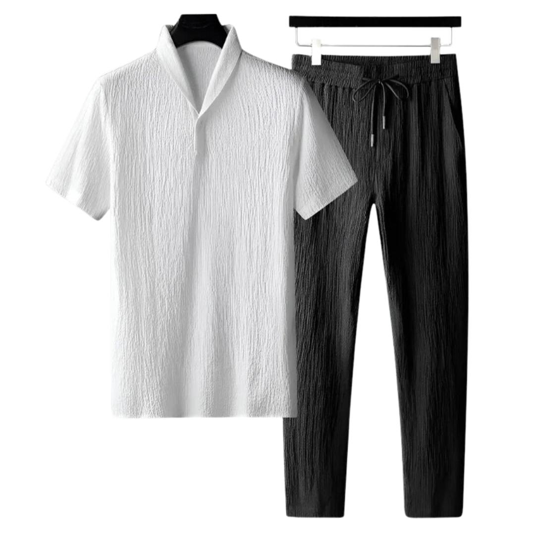 Emma & Rose Manhattan Ty™ polo trouser set for children, featuring a stylish polo shirt and matching trousers.