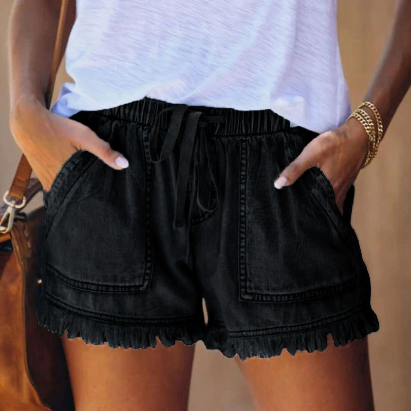 Roeline Shorts | Women's Stretch Denim Shorts