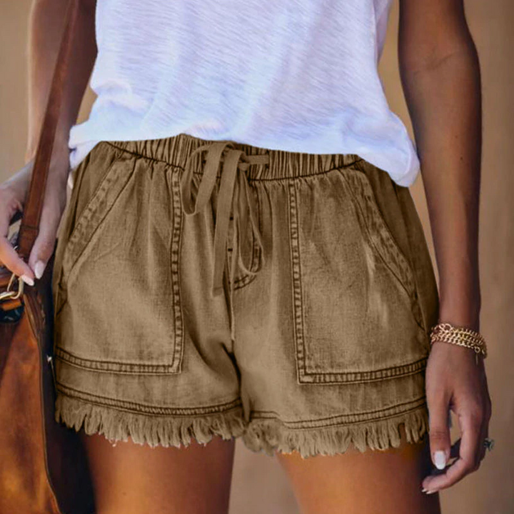 Roeline Shorts | Women's Stretch Denim Shorts