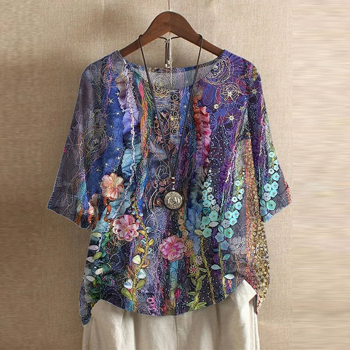 Women's Blouse | Vintage Floral Print