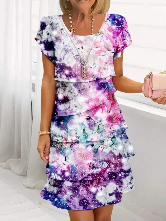 Vanessa | Elegant Ruffled Comfort Dress