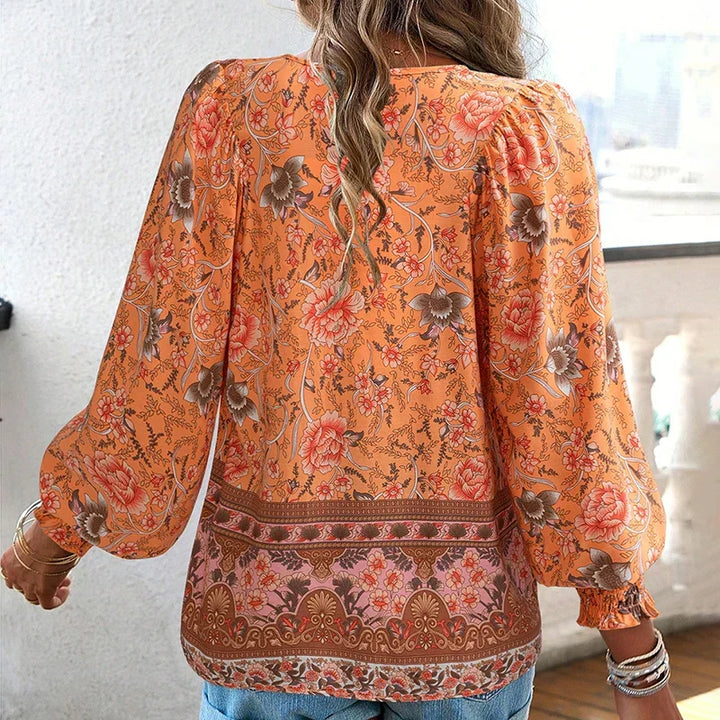 ANIKA I FLOWERED BLOUSE