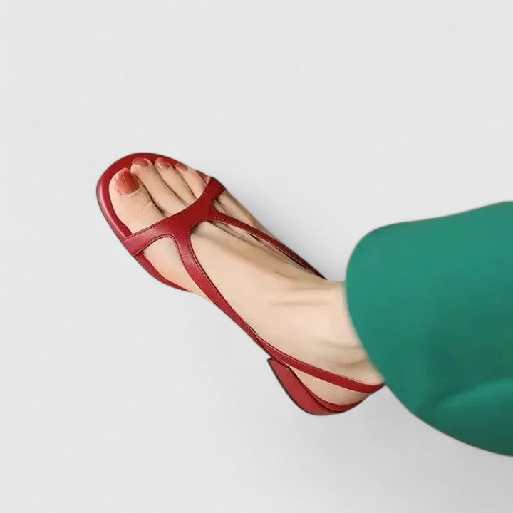 Viviana | Orthopaedic sandals with T-strap and open design