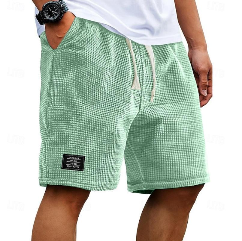 Sylvain | Casual Short with Waffle Texture