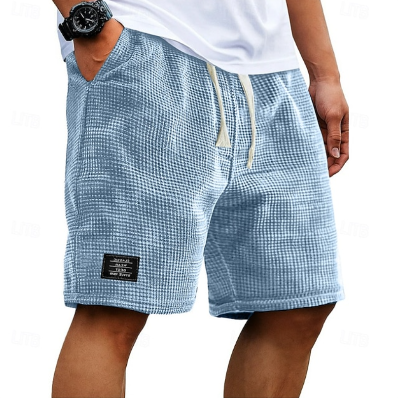 Sylvain | Casual Short with Waffle Texture