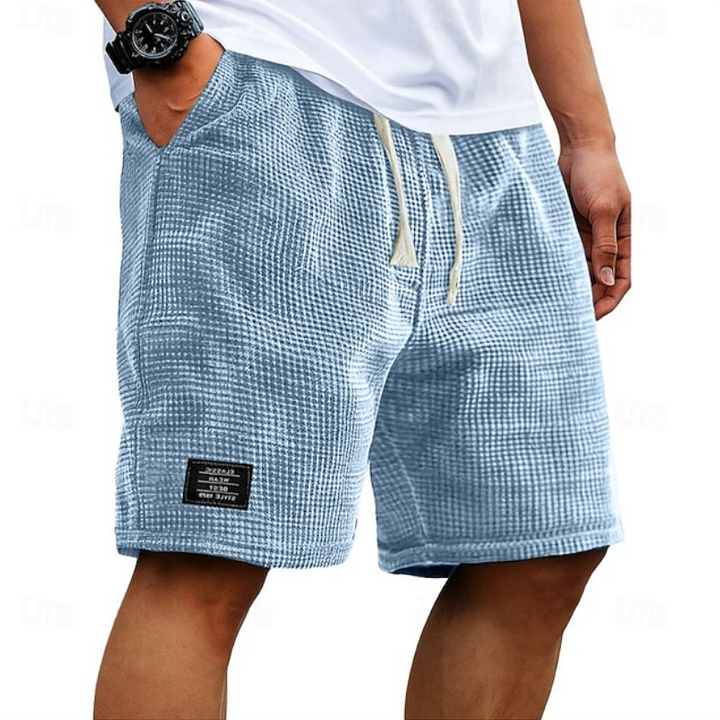 Sylvain | Casual Short with Waffle Texture