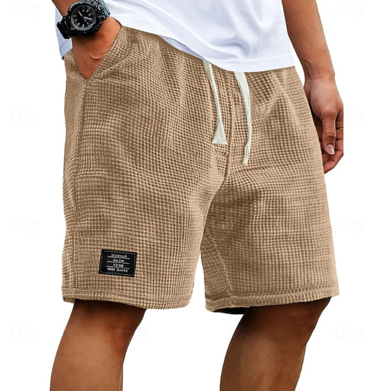 Sylvain | Casual Short with Waffle Texture