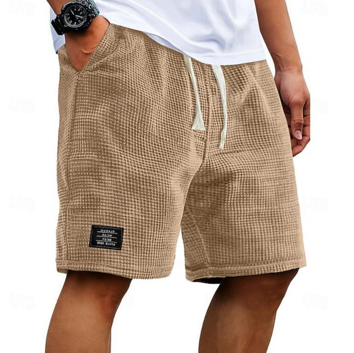 Sylvain | Casual Short with Waffle Texture