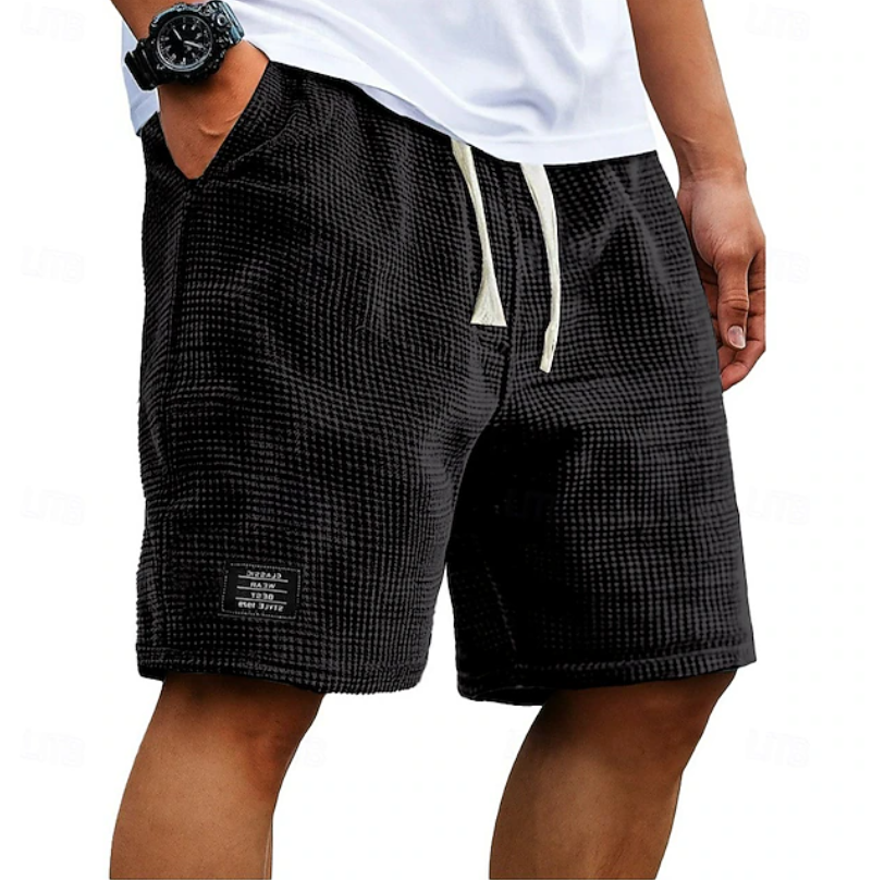Sylvain | Casual Short with Waffle Texture