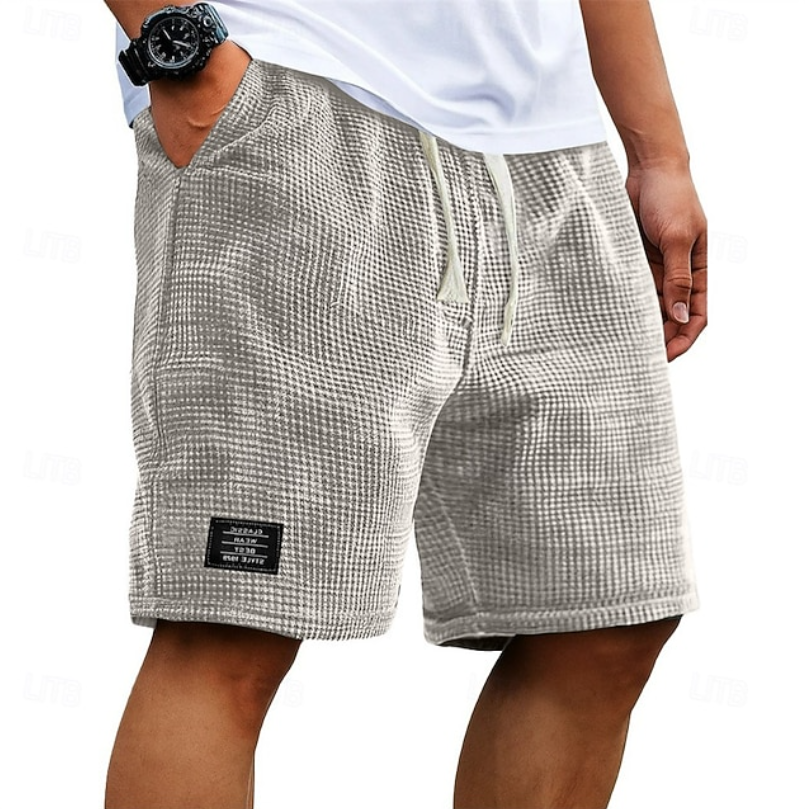 Sylvain | Casual Short with Waffle Texture